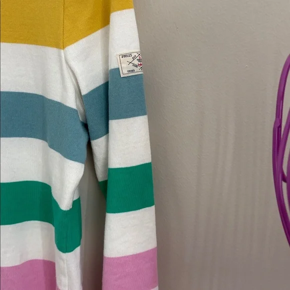 Joules Multicolor Striped Long Sleeve Top - Picture 5 of 10